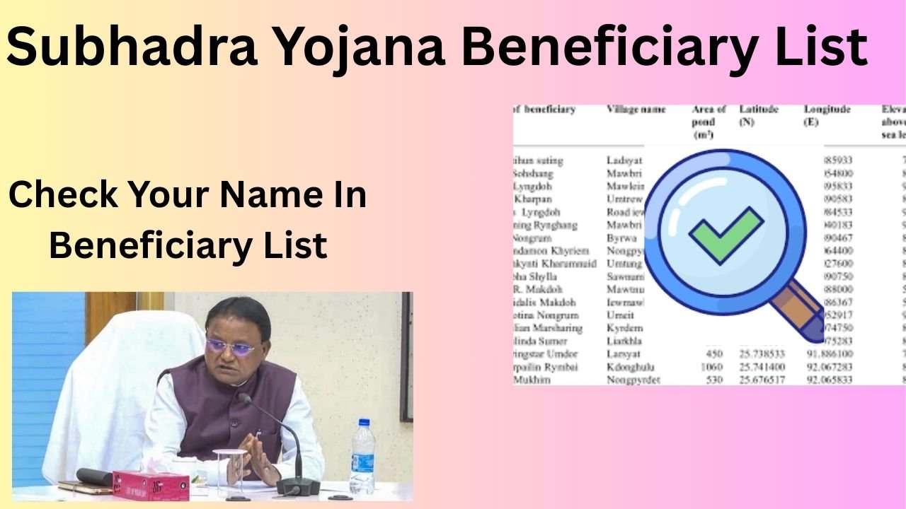 Subhadra Yojana Beneficiary List
